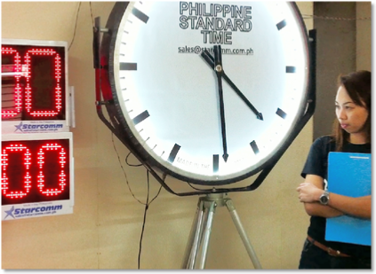 Analog Philippine Standard Time Clock 2