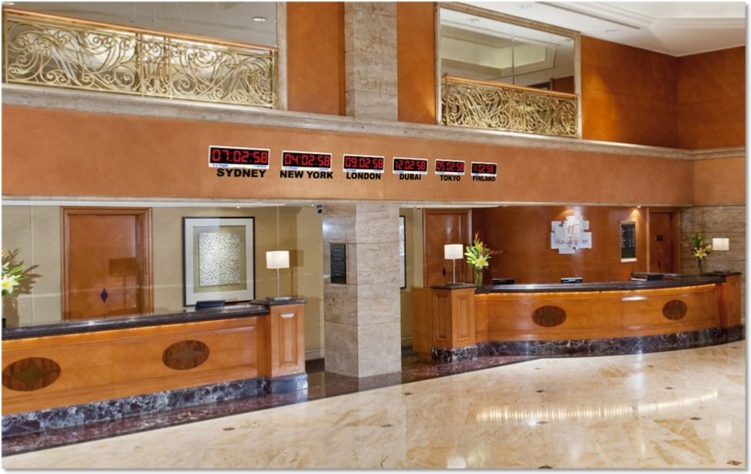 SyncRight Philippine Standard Time Clocks showing different TIME ZONES (Photo 1)